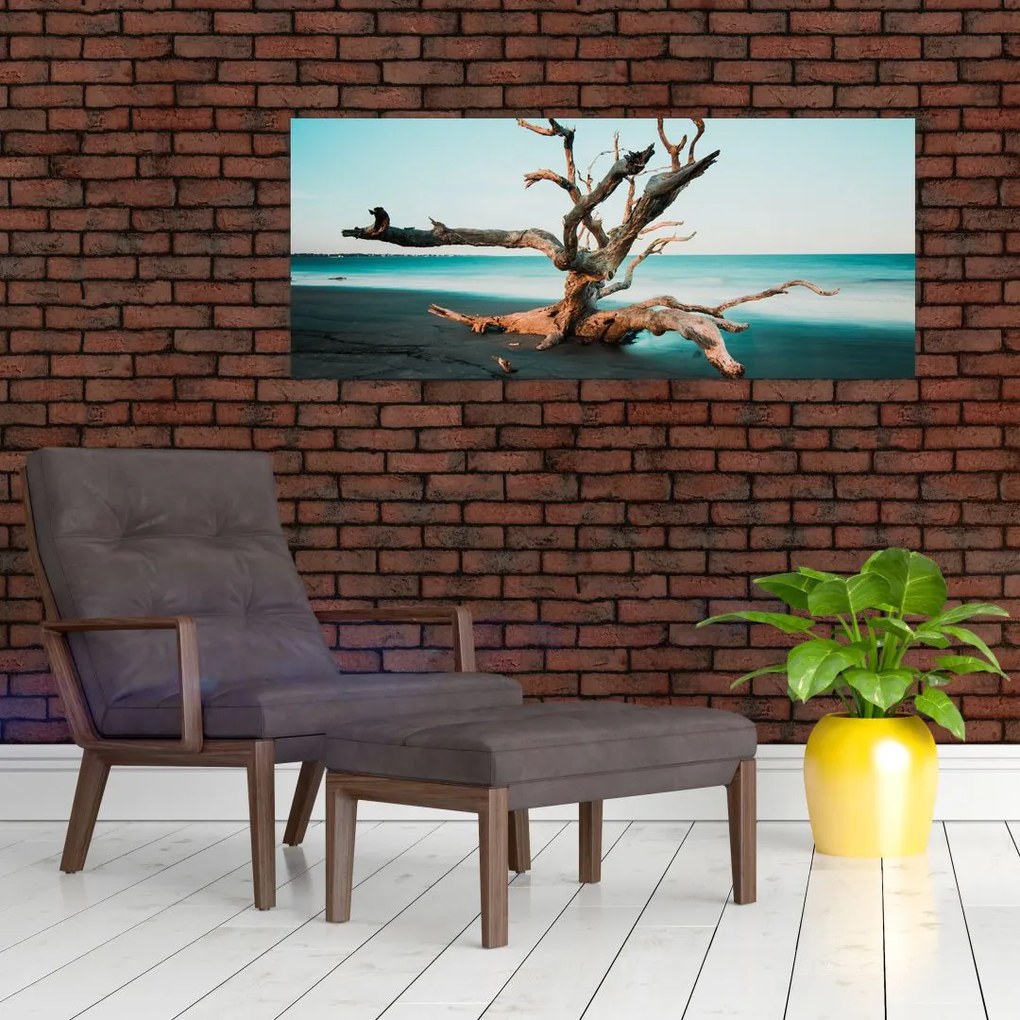 Tablou - Debarcare pe plaja (120x50 cm)