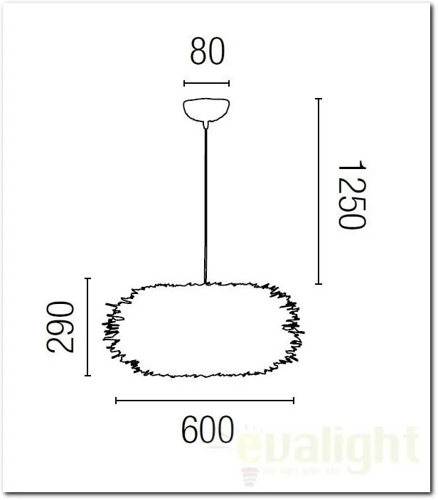 Pendul deosebit diametru 60cm Nido 68153