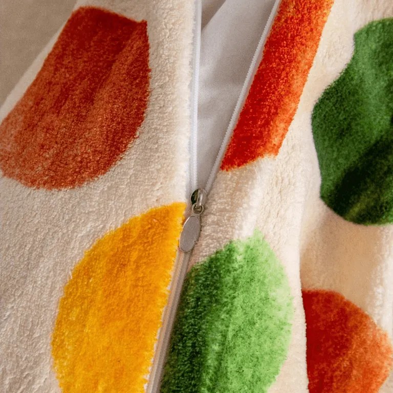 Lenjerie cocolino DOTELLA colorata Dimensiune lenjerie de pat: 70 x 90 cm | 140 x 200 cm