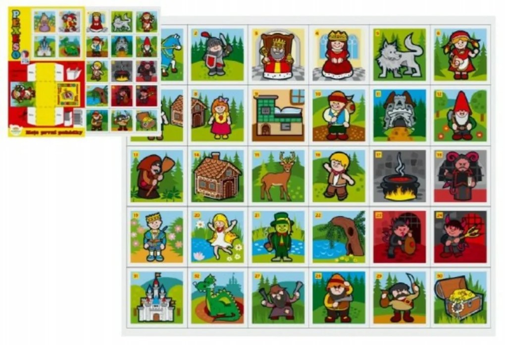 Pexeso hârtie Prima mea povesti cu zane desktop joc 27x23cm