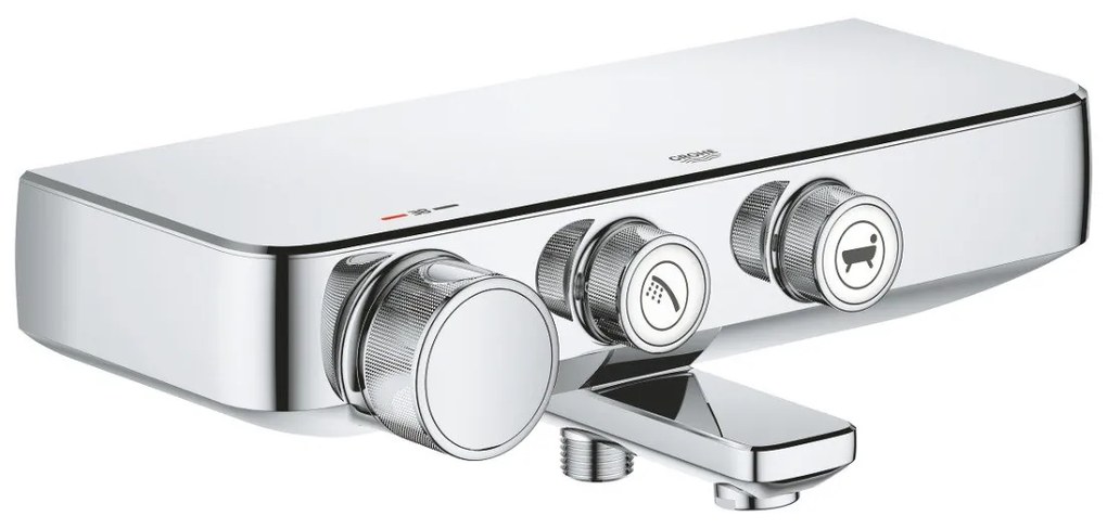 Coloana cada/dus cu termostat, Grohe Smartcontrol, palarie 210mm,,crom(34718000,27389002)