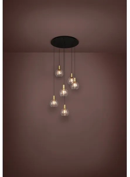 Lustră LED dimabilă pe cablu Eglo 390279 TERQUE 6xLED/5,4W/230V 3000K d. 54 cm