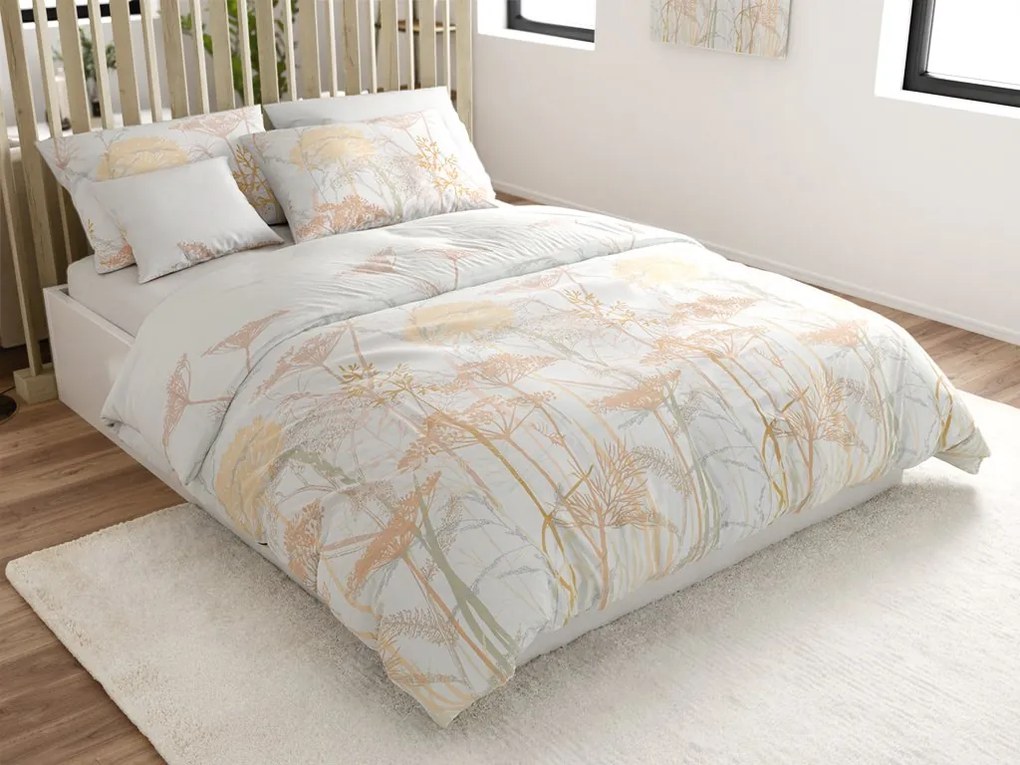 Lenjerie de pat din bumbac Renforcé CARAWAY crem Dimensiune lenjerie de pat: 70 x 90 cm | 140 x 200 cm