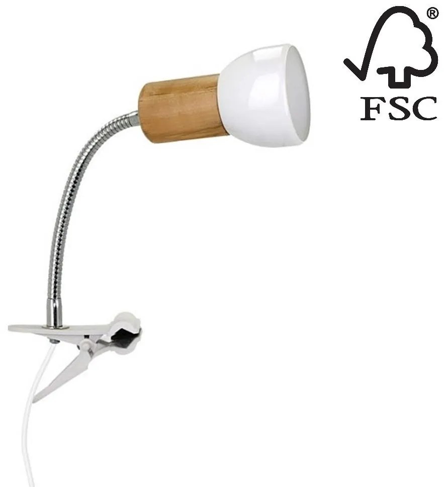 Lampă cu clemă Spot-Light 2224160WF SVENDA 1xE27/60W/230V