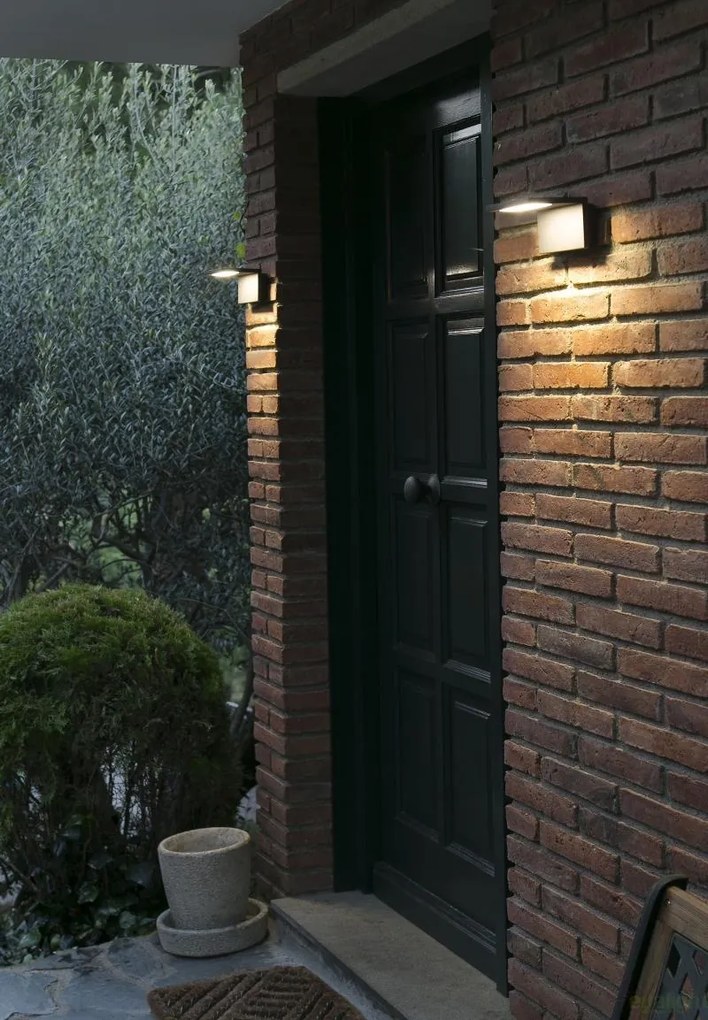 Aplica de perete de exterior cu iluminat LED moderna cu protectie IP44, ELE LED 74419
