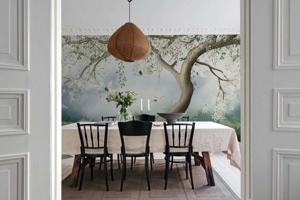 Fototapet, Tree of Dreams, White, Rebel Walls