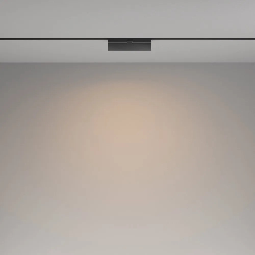 Spot LED SMART ajustabil, accesoriu pentru sina magnetica Exility, Basis Rot negru