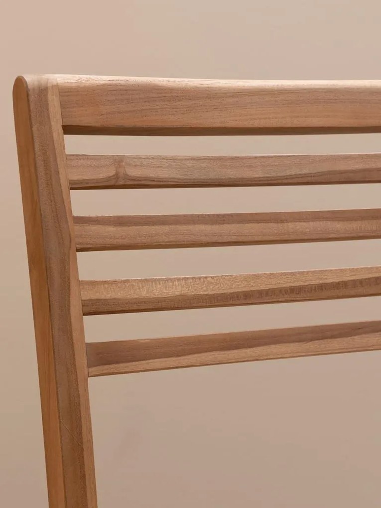 Scaun dining de exterior din lemn de tec, „Tirama”
