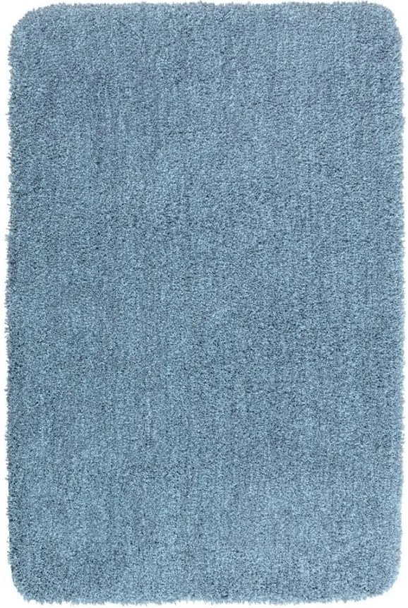 Covor baie Wenko Mélange, 90 x 60 cm, albastru