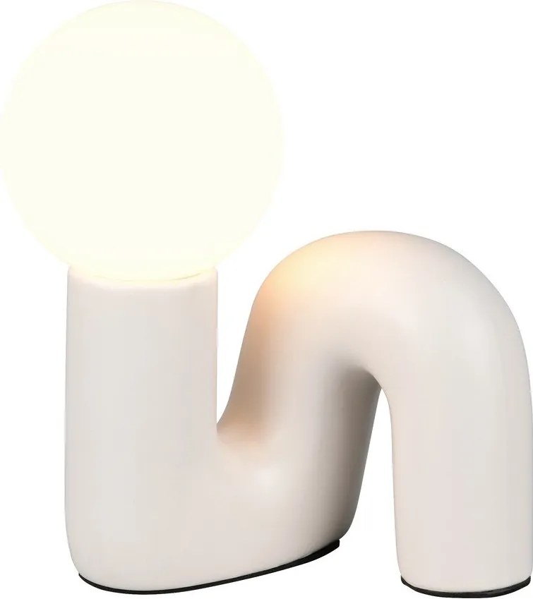 Veioză fildeș din ceramică (înălțime 21,5 cm) Quinn – Reality