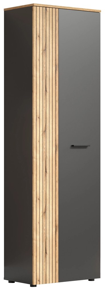 Dulap cu rafturi Esferas (grafit + stejar evoke) . 1116819