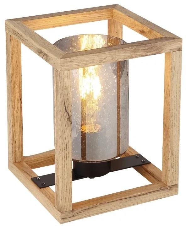 Veioza, lampa de masa design modern PETTEY lemn 15497T GL