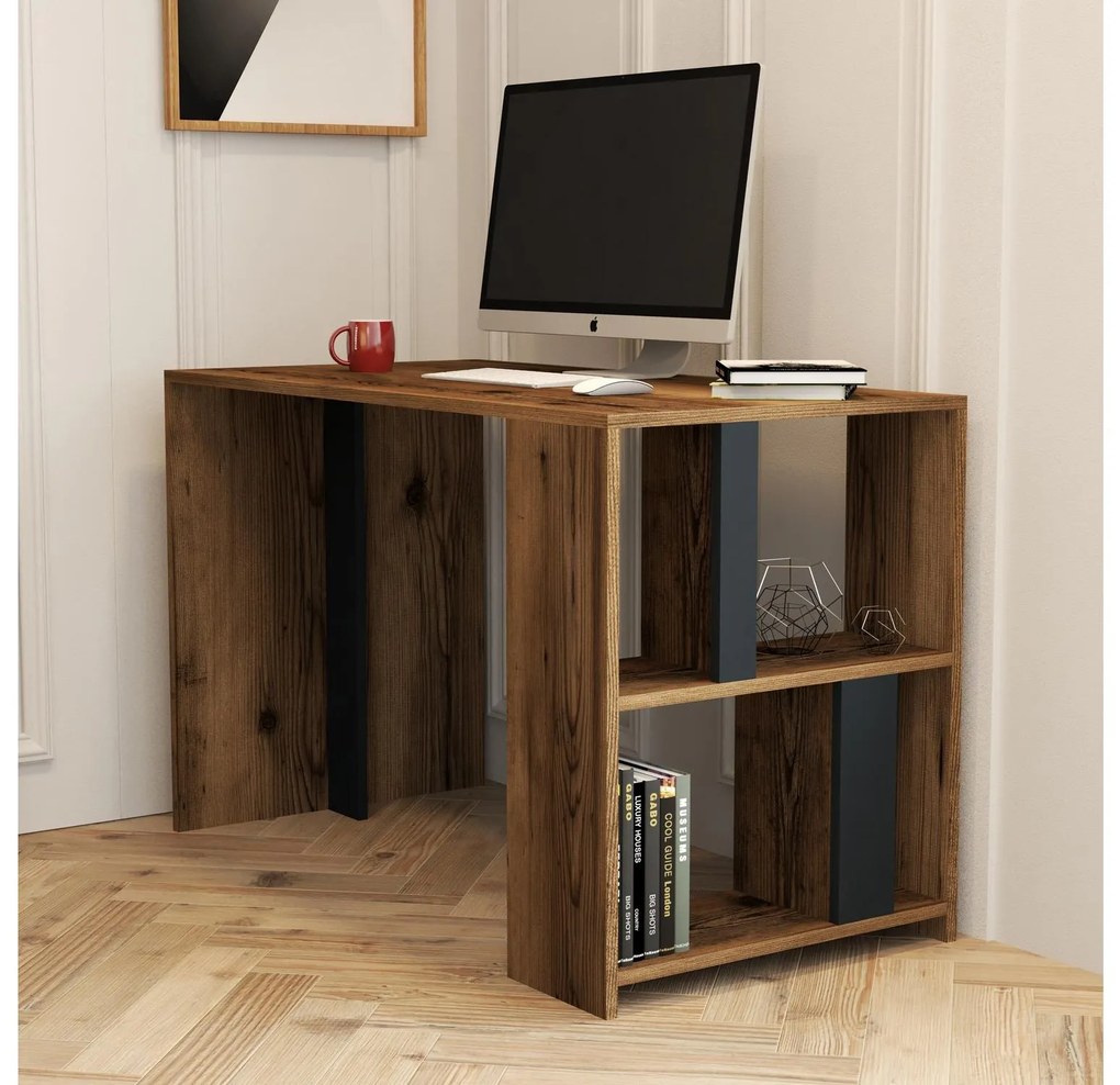 Masă PC Limba (Nuc + antracit). 1088798
