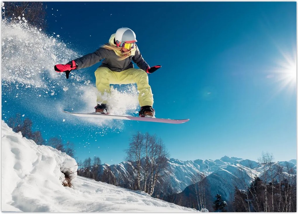 Tablou - Snowboarder (70x50 cm)