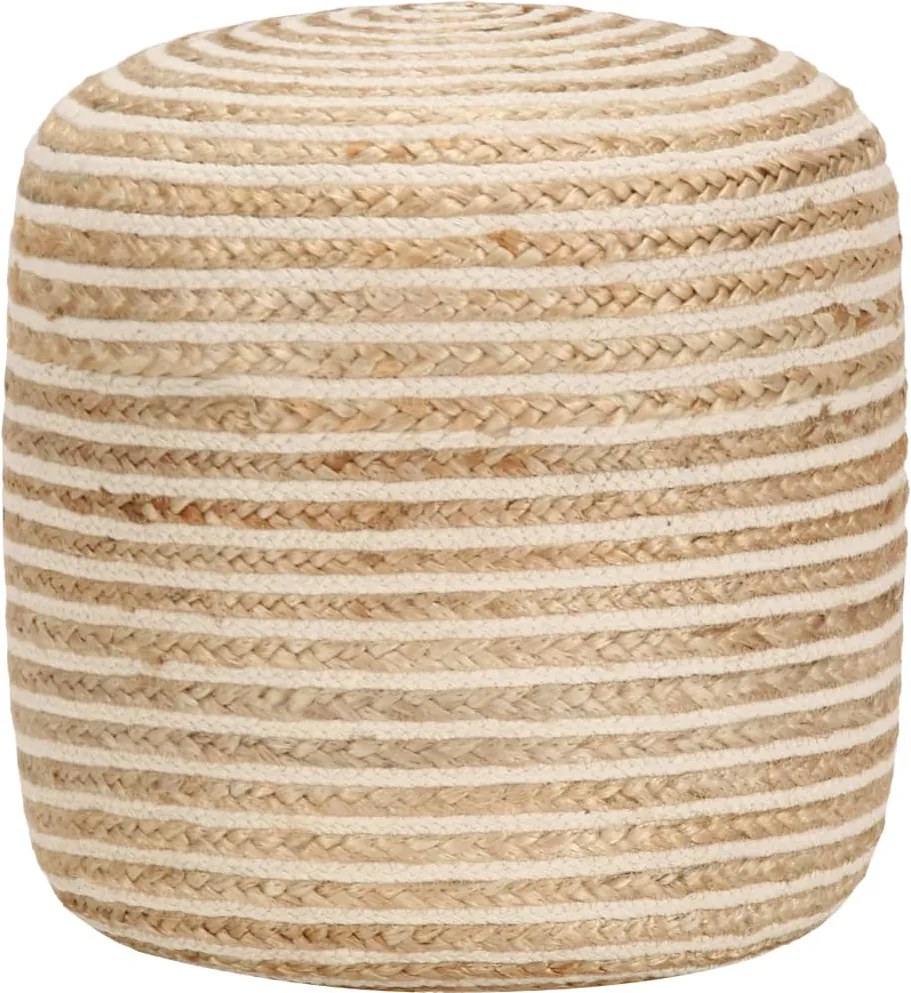 vidaXL Taburet lucrat manual, 40 x 45 cm, iută