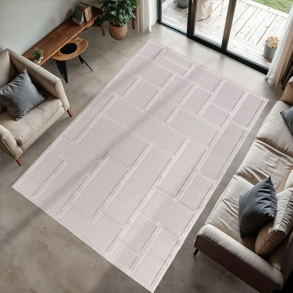 Covor pentru exterior și interior crem 120x170 cm Doha 1657 Cream – Ayyildiz Carpets