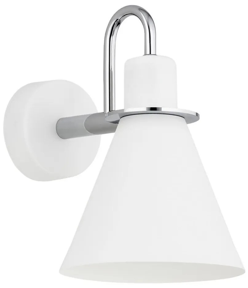 Aplică BEVERLY 1xE27/15W/230V albă/crom lucios Argon 4705
