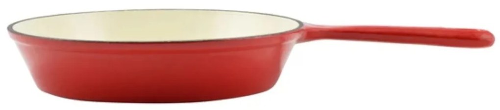 Tigaie fonta emailata rosie 24 CM PERFECT HOME 12512