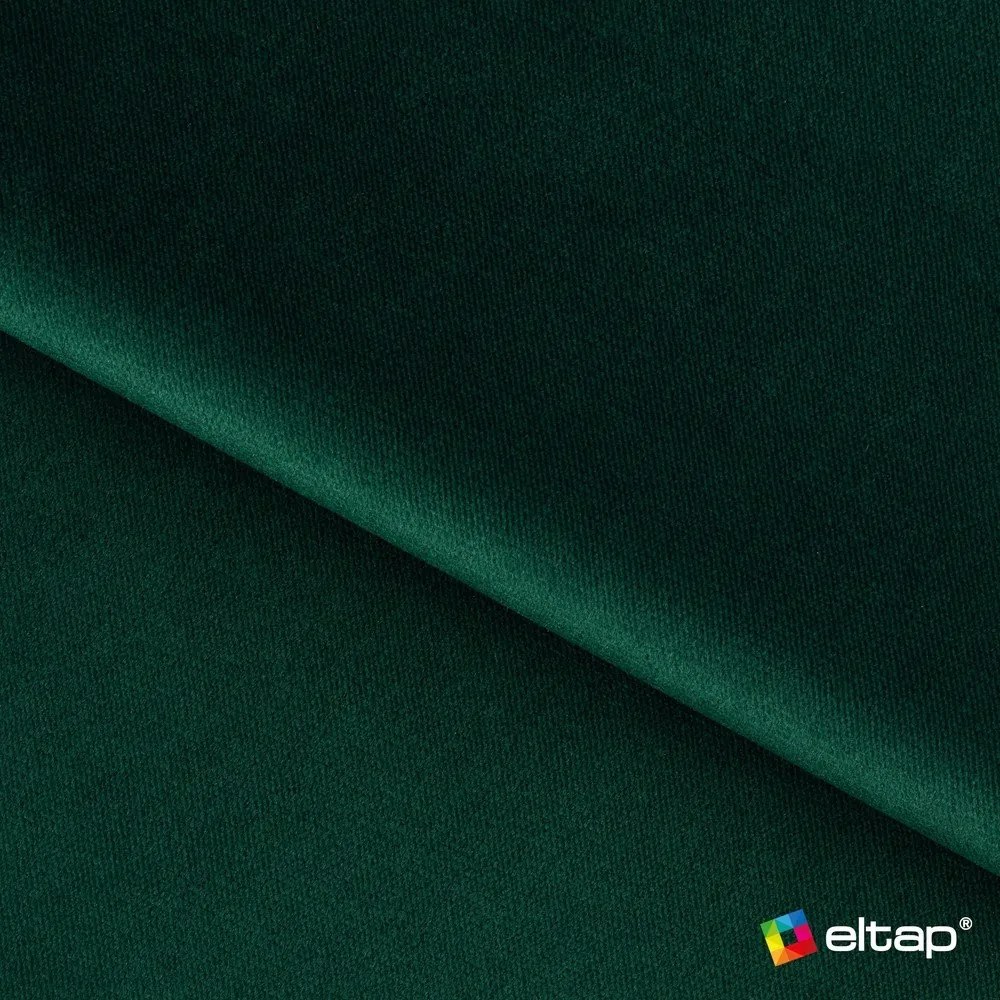 Colțar verde extensibil/cu spațiu de depozitare cu tapițerie din catifea (cu colț pe partea dreaptă/în formă de ”L”) Barea – ELTAP