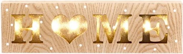 Decorațiune suspendată din lemn Dakls Sweet Home