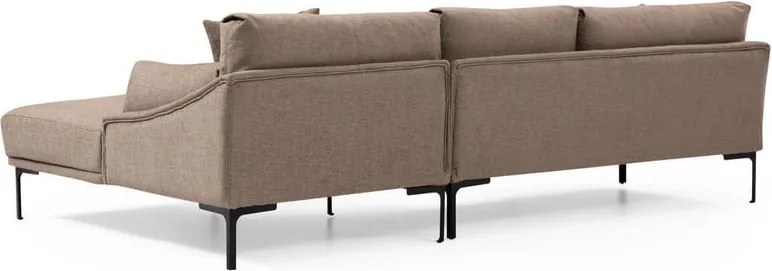 Colțar bej Artie Leo, colț pe partea dreaptă