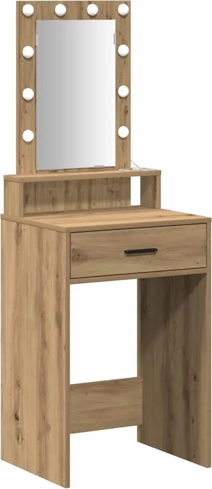 vidaXL Masă de Machiaj cu sertar Maro 50 x 41 x 140 cm Lemn compozit