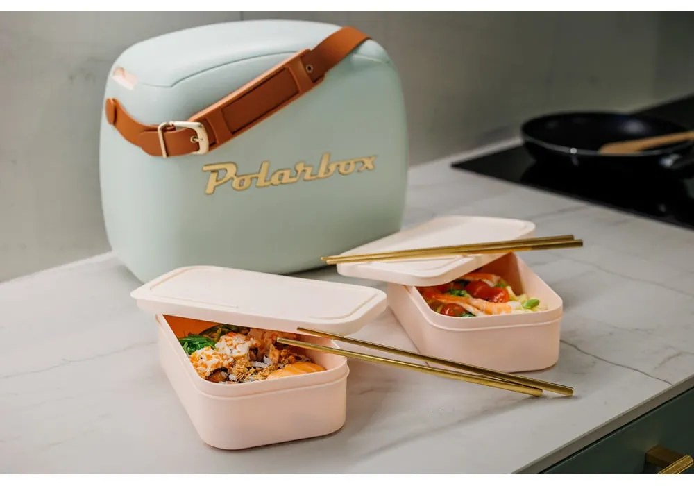 Cutie termoizolantă verde prăfuit 6 l Classic Gold – Polarbox