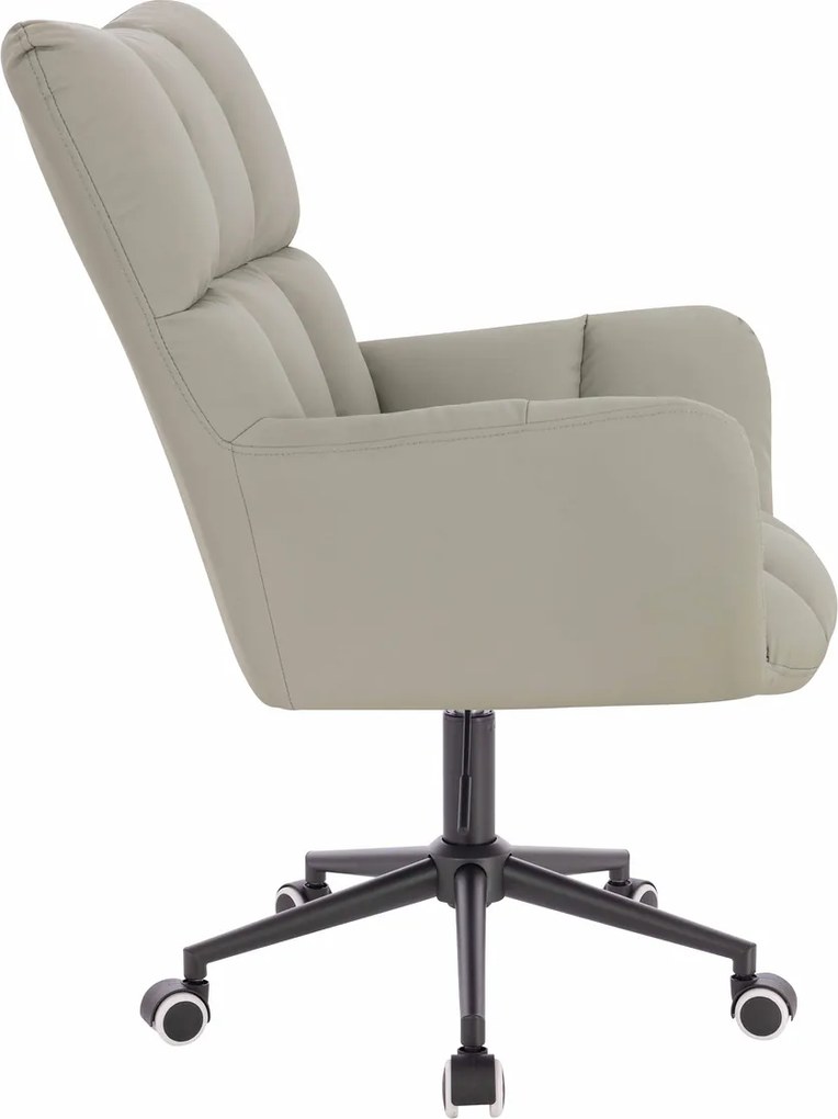 HR650K Scaun Culoare in Piele Ecologica Premium Soft cu Bază Neagră