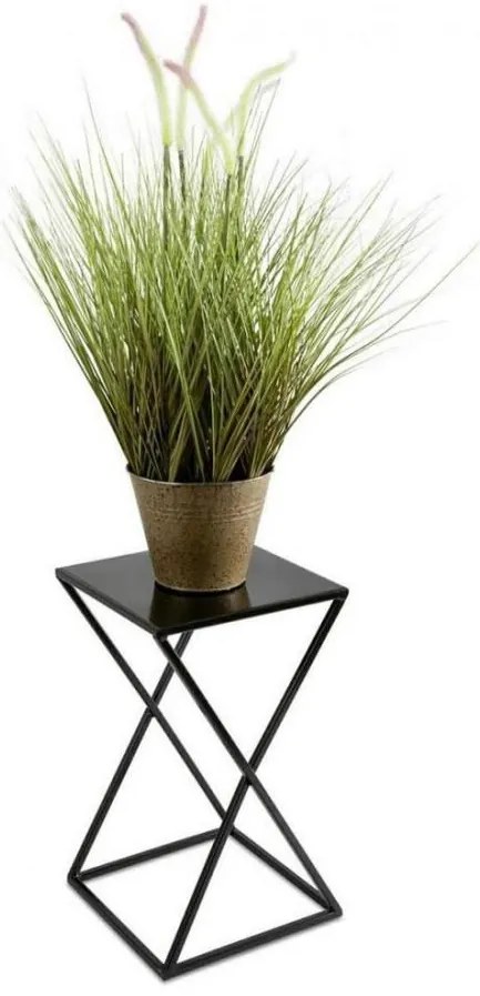 Suport pentru flori 40x24 cm, negru