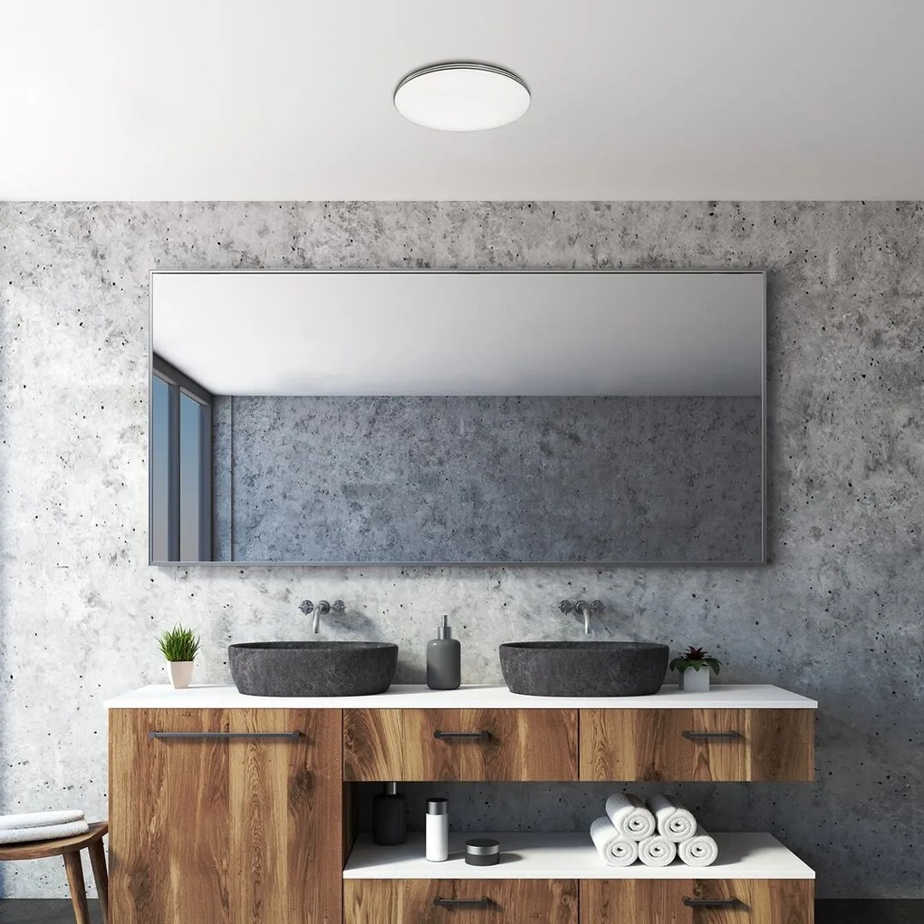 Plafoniera LED protectie IP44 pentru baie Toma, 37,5cm 3875 RX