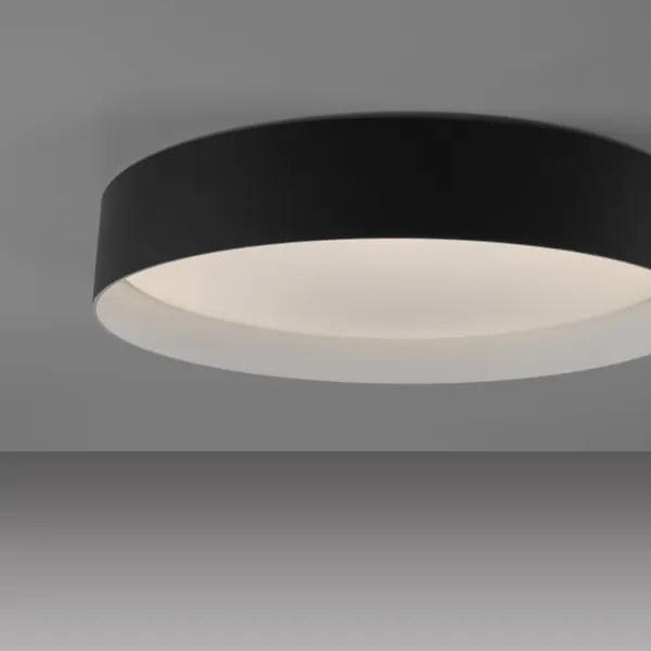 Schöner Wohnen 14594-18 - Plafonieră LED dimabilă TAVOLI LED/20W/230V neagră+telecomandă