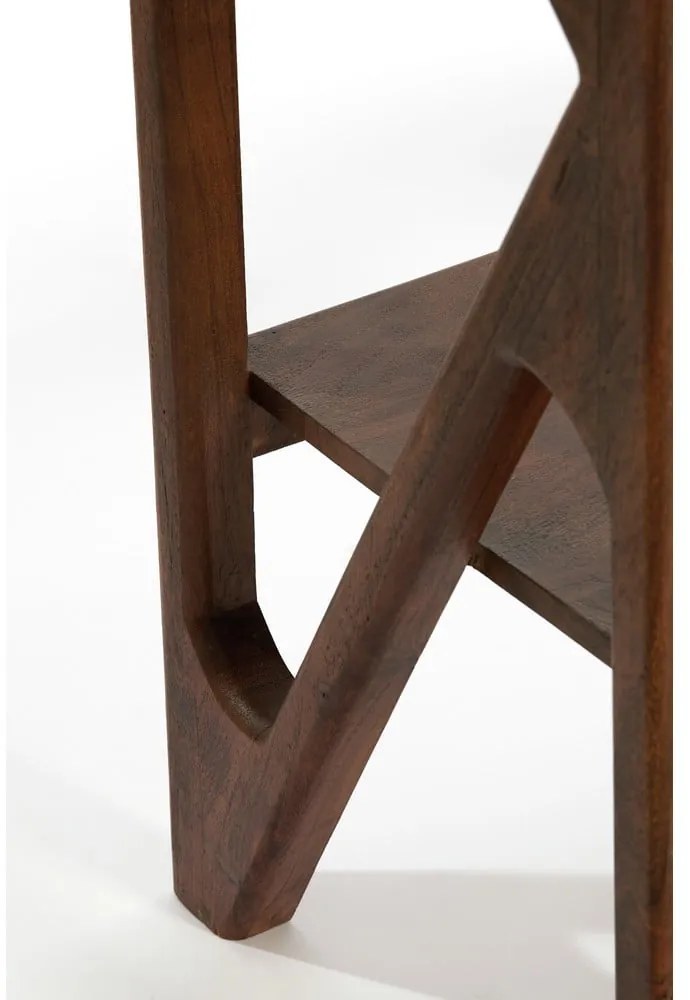 Bibliotecă maro din lemn de acacia 120x160 cm Yuki – Light &amp; Living