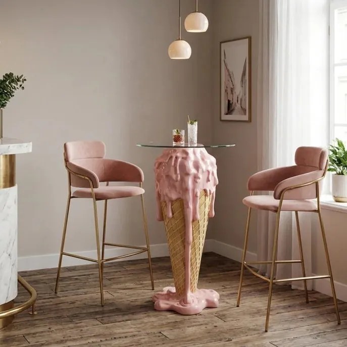 Masa bar stil pop art modern ICE CREAM 105cm