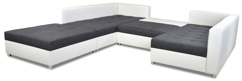 Colțar U Deron (cu taburete) (S) (Violet + negru). 1013656