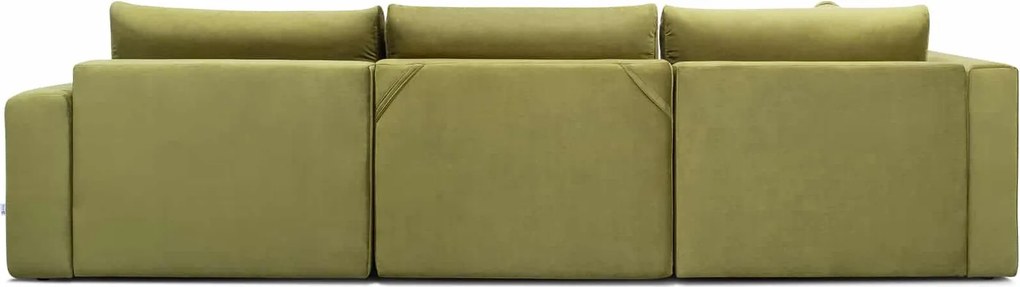 Colțar lemn masiv Formă U Extensibil Bonnie 350x175cm Personalizabil