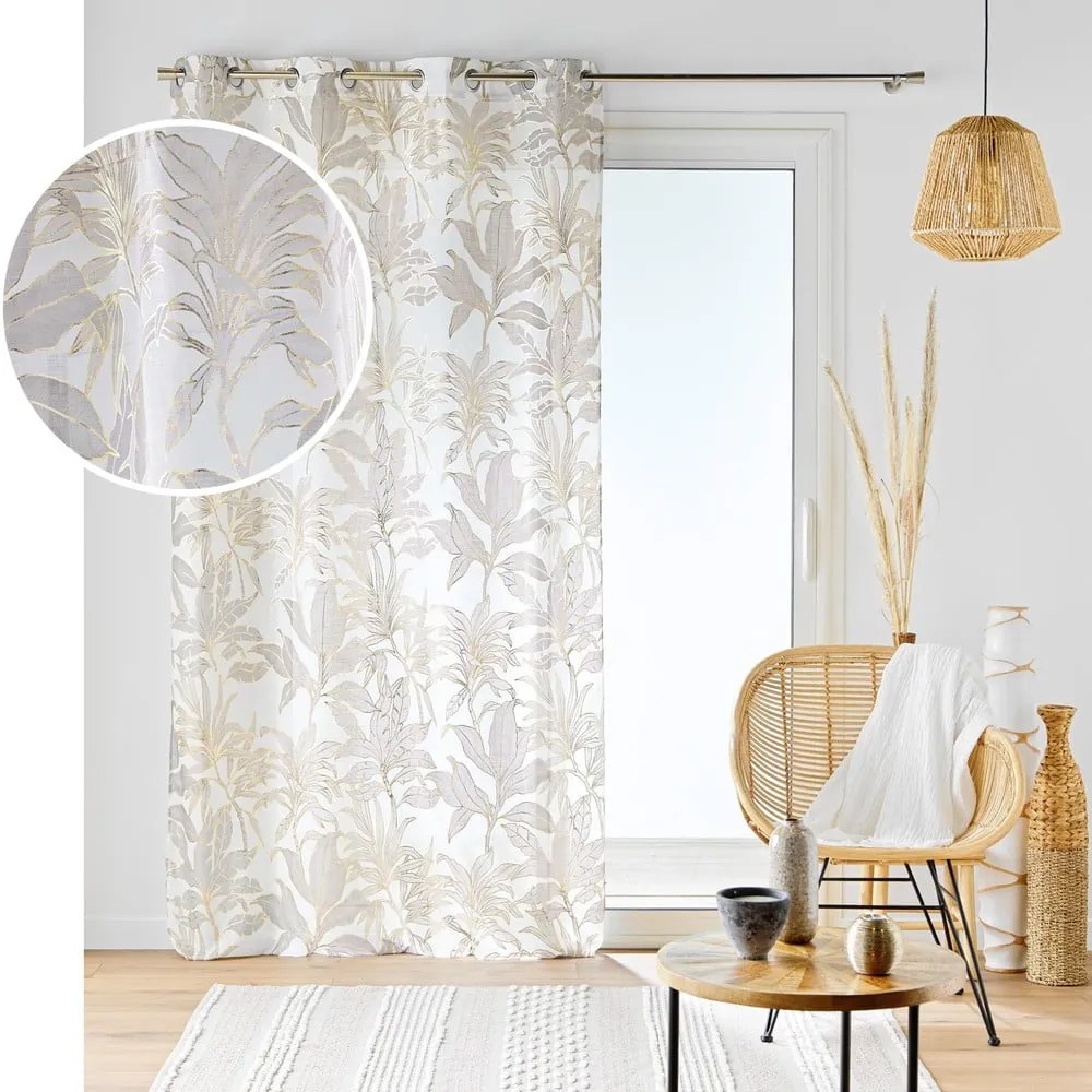 Perdea bej/aurie 135x240 cm Vayana – douceur d'intérieur