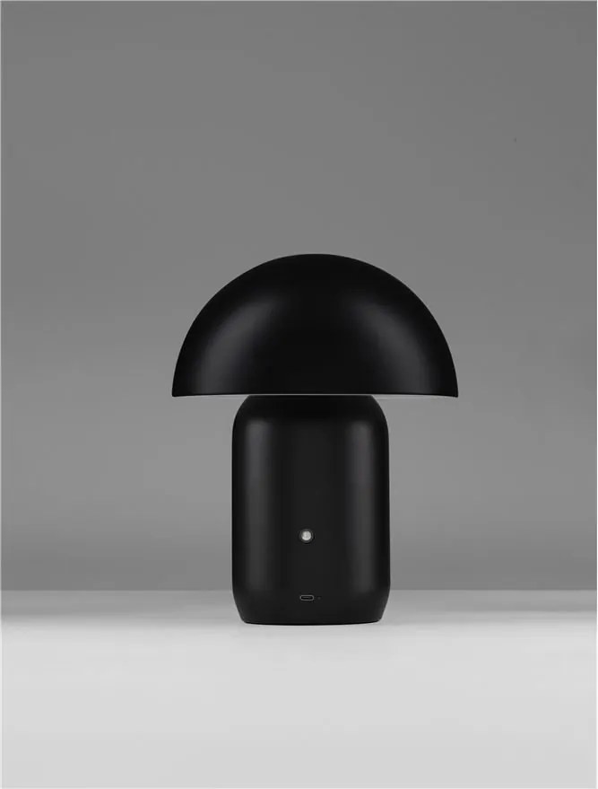 Veioza LED design decorativ POIS negru, NVL-9050169