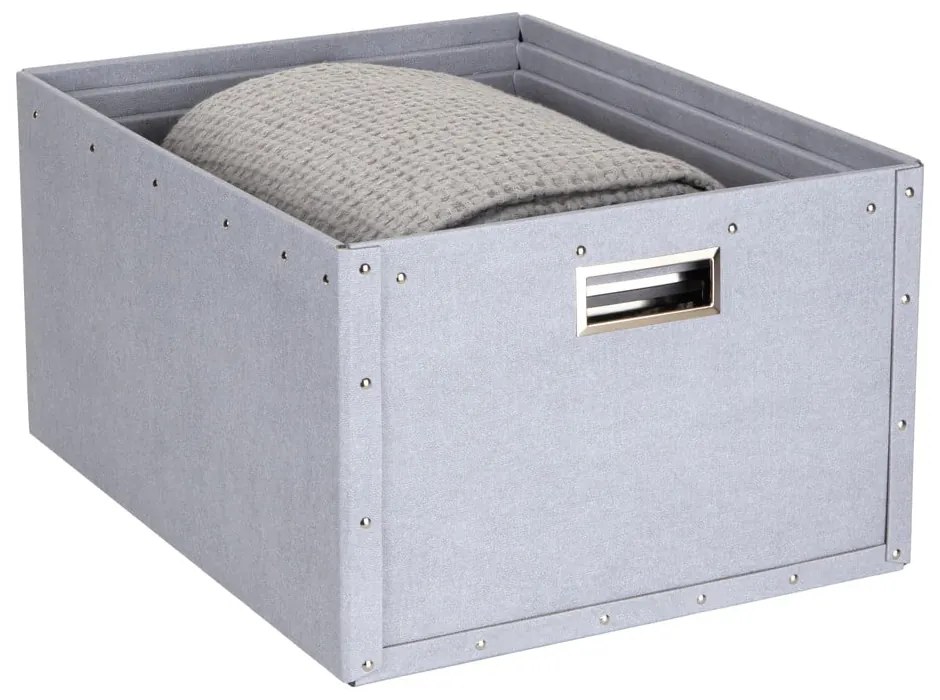 Cutii de depozitare gri-deschis 3 buc. din carton Ture – Bigso Box of Sweden