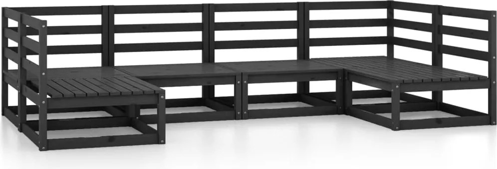 vidaXL Set mobilier de grădină, 6 piese, lemn masiv de pin