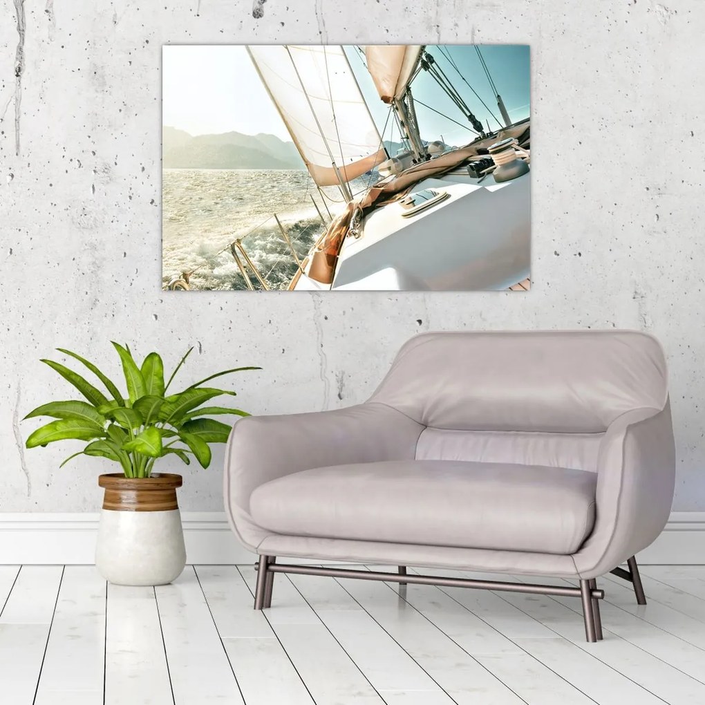 Tablou - Yacht (90x60 cm)