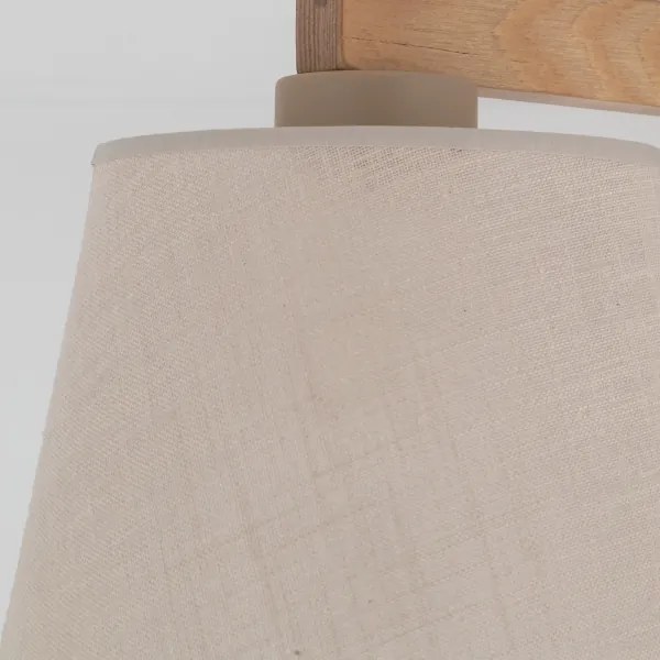 Brilagi - Lustră cu montaj pe plafon LATTE SABIA 3xE27/15W/230V pin/bej