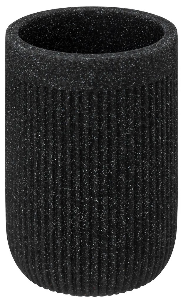 Recipient pentru periuțe de dinți, ONYX, ardezie, Ø 7 cm