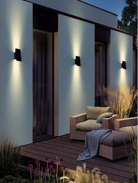 Viking - Aplică solară de perete LED dimabilă, 1,5W, 3,7V, IP65, 4000K, 2000 mAh