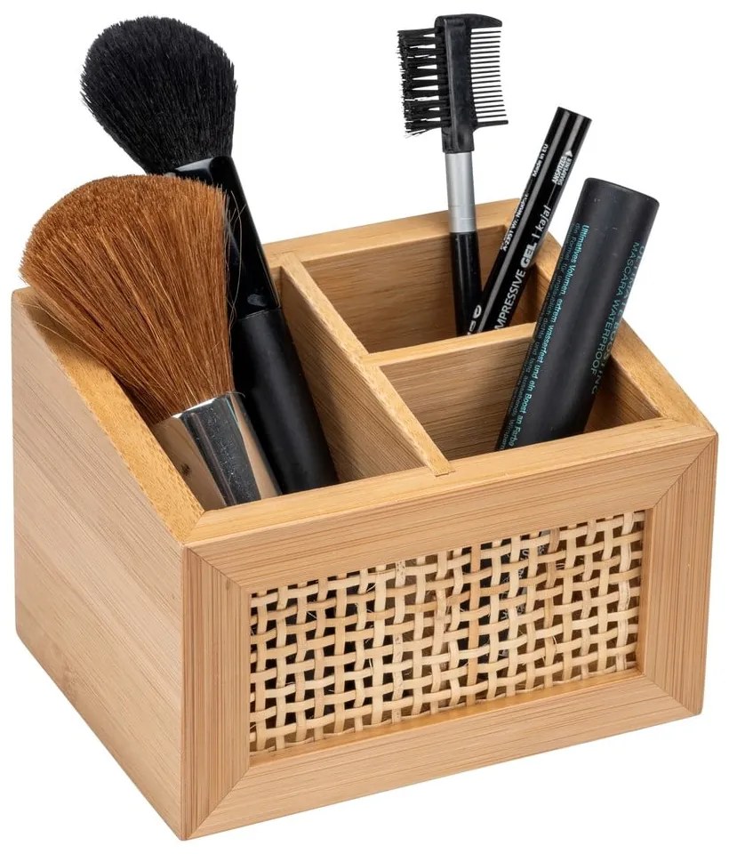 Organizator baie din bambus Wenko Allegre, 12 x 9 cm