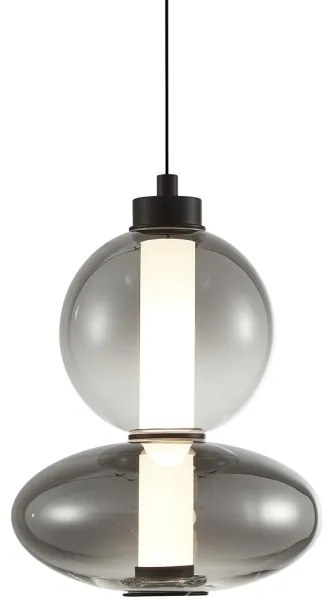 Lustră LED pe cablu DAPHNE LED/12W/230V gri