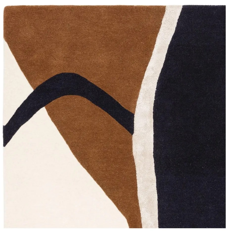 Covor cărămiziu handmade din lână 160x230 cm Matrix – Asiatic Carpets