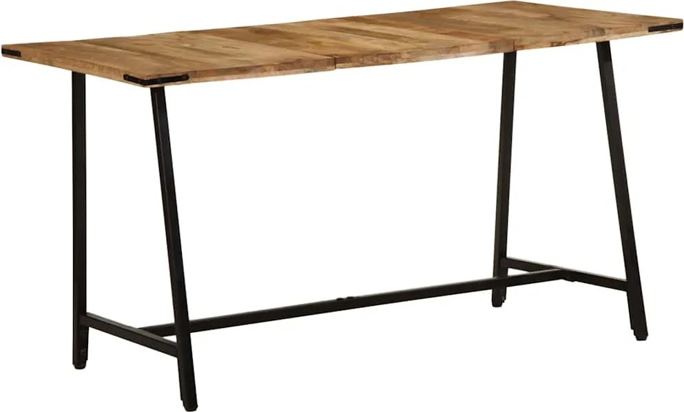 vidaXL Masă de bucătărie, 140x70x75 cm, lemn masiv de mango