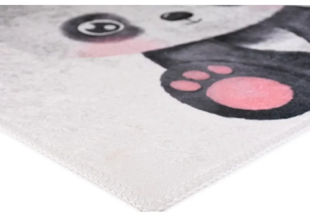 Covor pentru copii negru-alb 160x230 cm Panda Friends – Vitaus