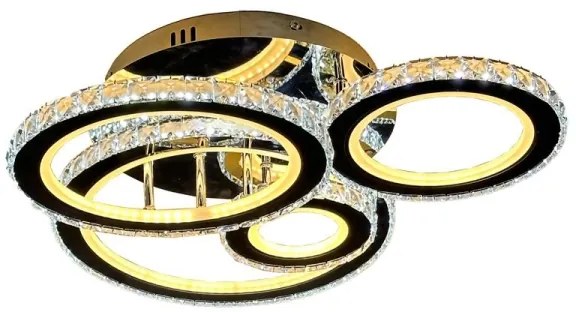 Lustră LED dimabilă aplicată LED/120W/230V 3000-6500K + telecomandă