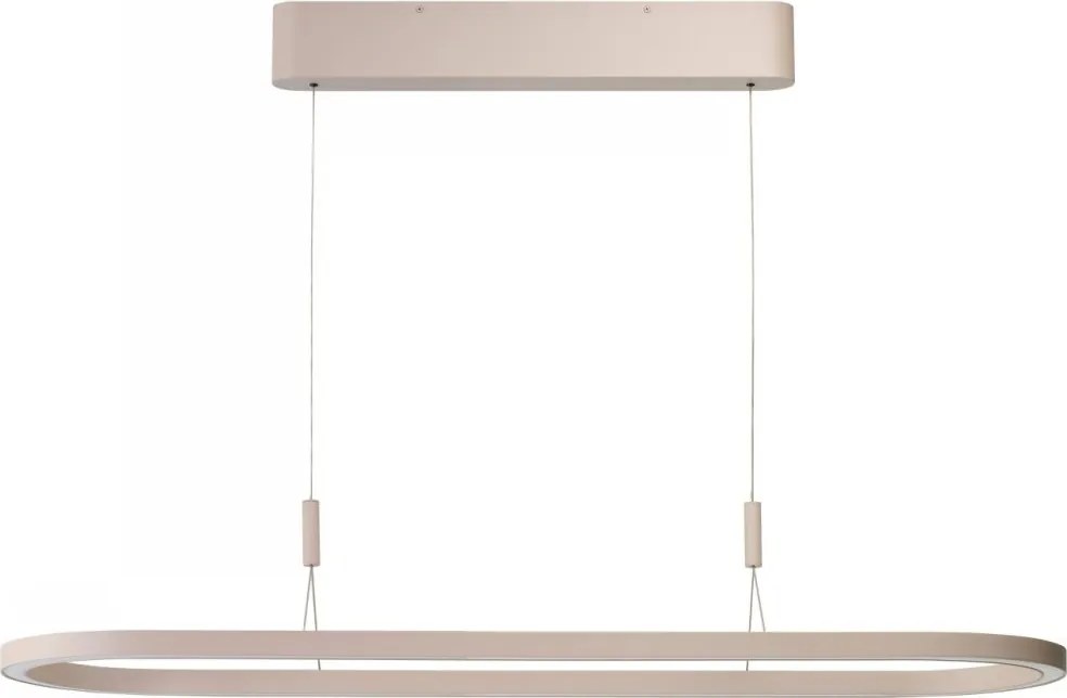 Lustra LED suspendata design modern LAYLA bej 3000K DIMM